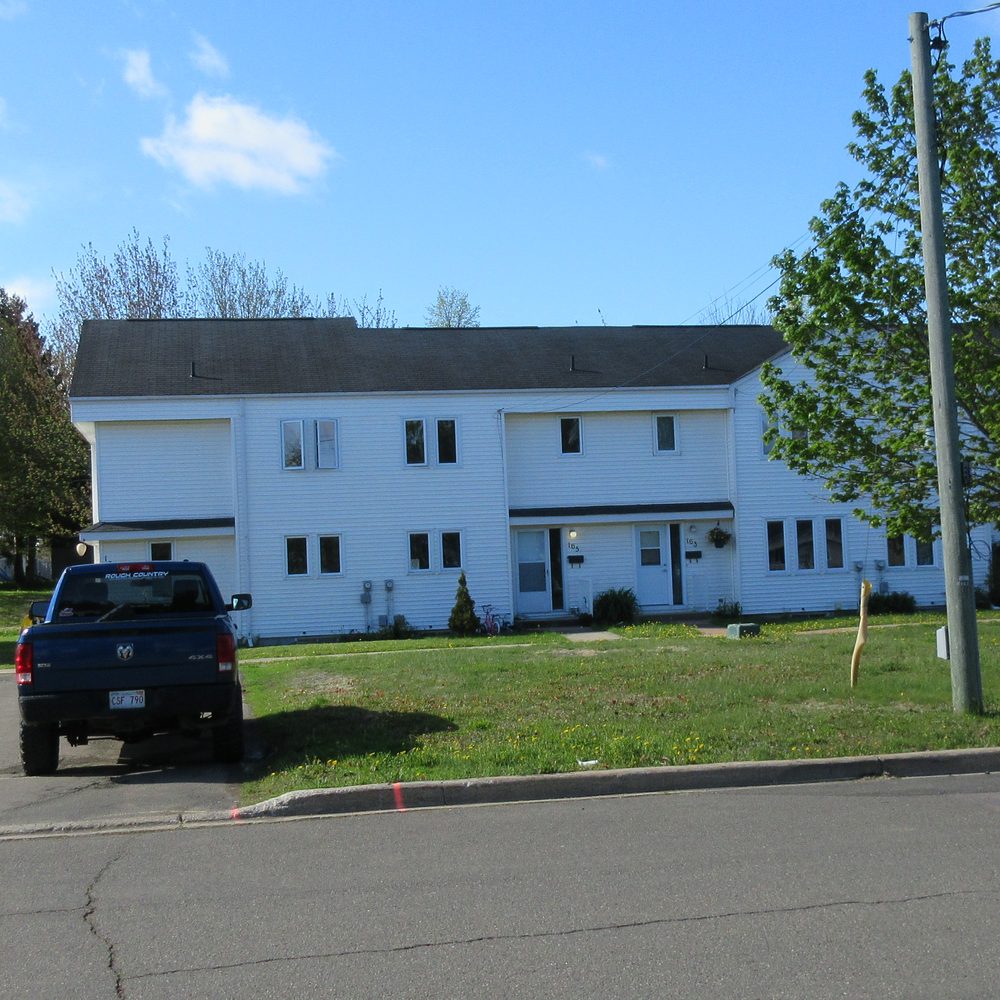 Four bedroom townhouses on a quiet street